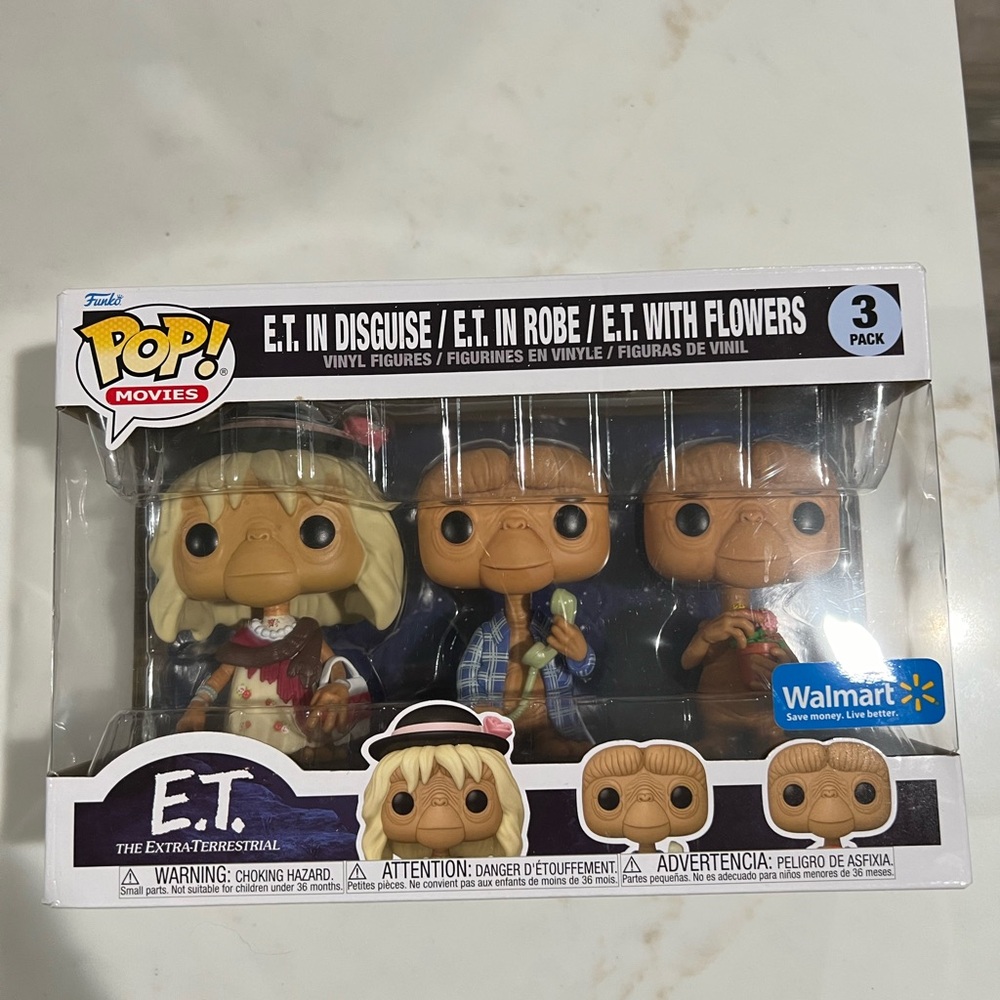 Funko E.T. Vinyl Figures 3-Pack with Hat and Robe
